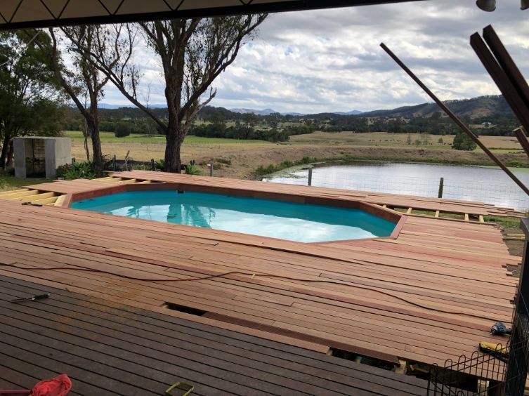 Pool Under Renovation — Pool Fences in Taree South, NSW