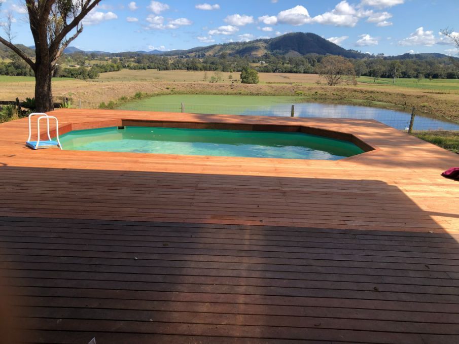 Spacious Pool Deck — Pool Fences in Taree South, NSW