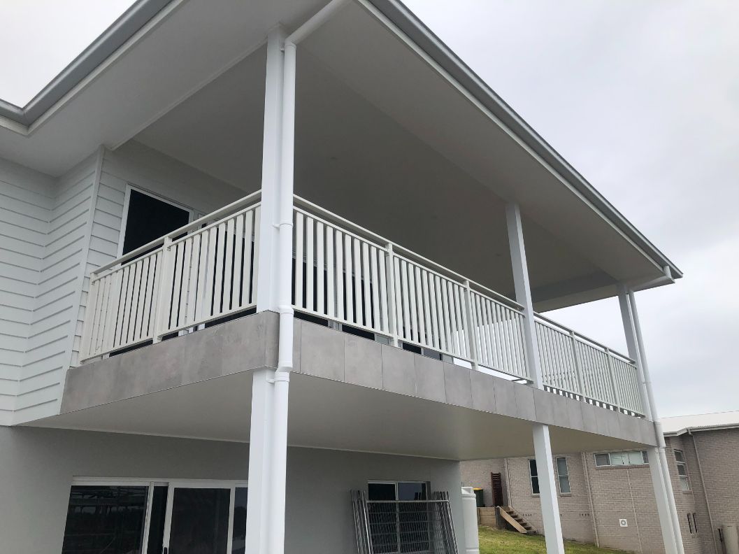 Balcony with Metal Balustrades — Pool Fences in Taree South, NSW