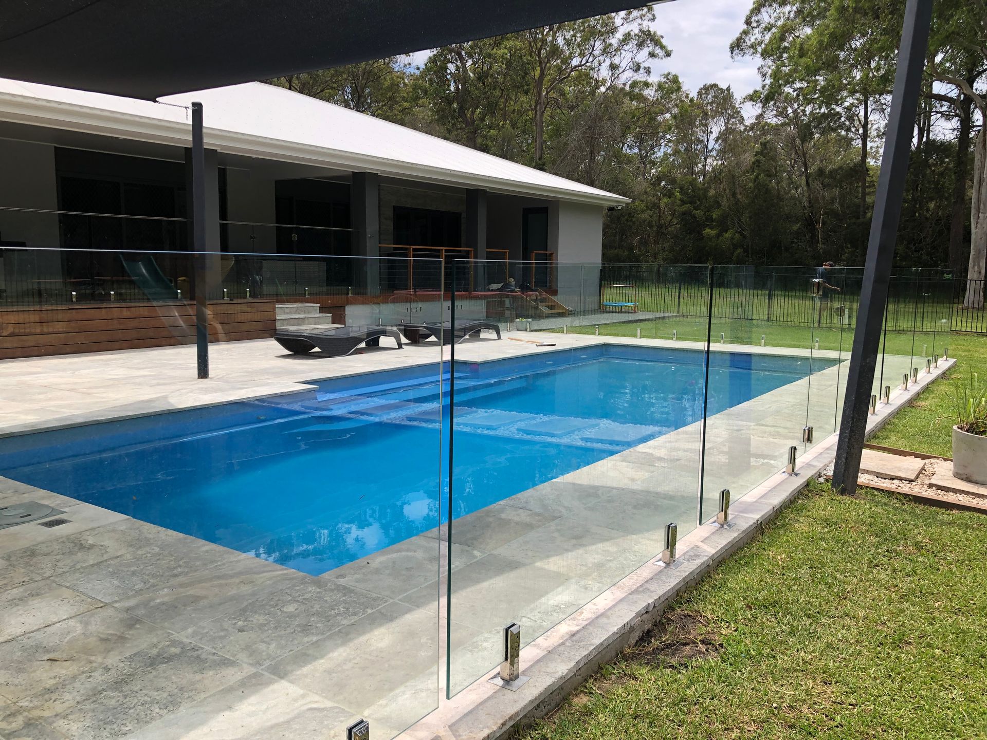 Pool With Clear Fence - Pool Fences in Taree South, NSW