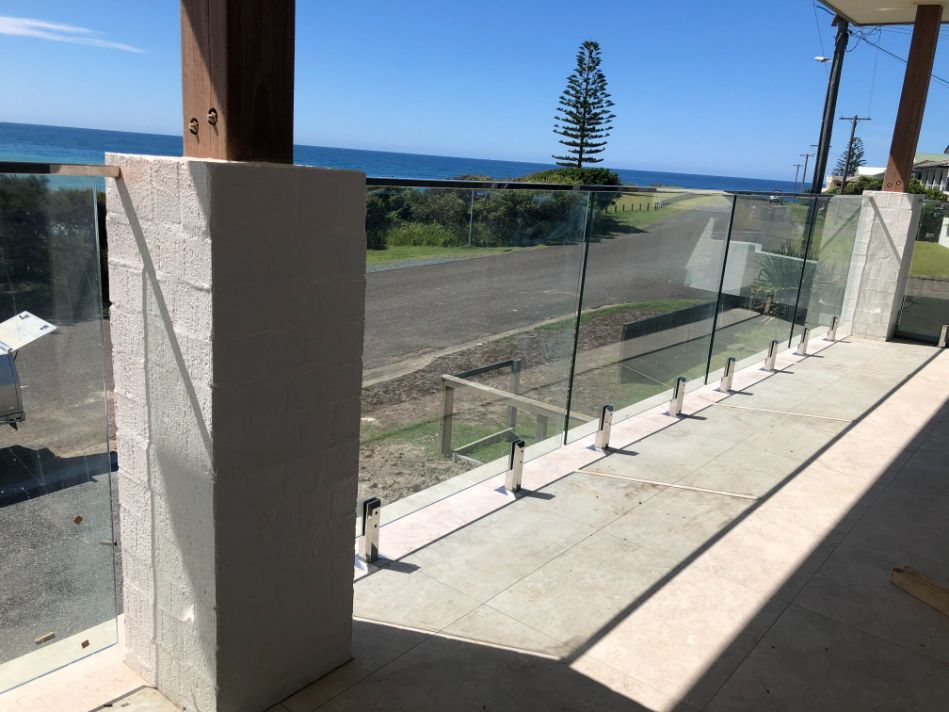 Balcony Cement Posts — Pool Fences in Taree South, NSW