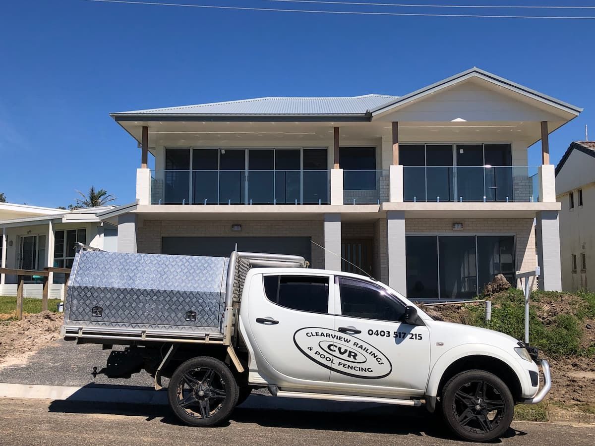 Service Car In Front Of House - Pool Fences in Taree South, NSW