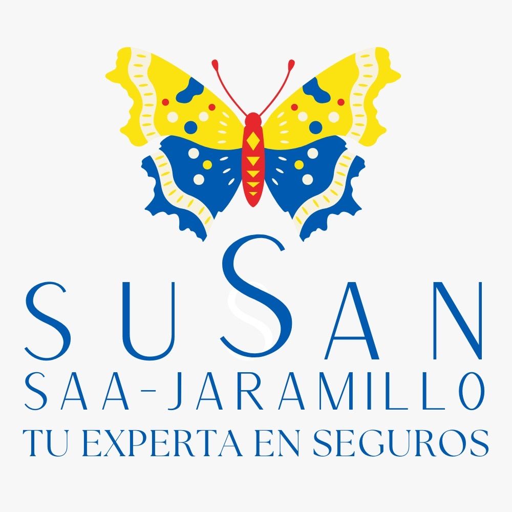 A logo for susan saa jaramillo tu experta en seguros