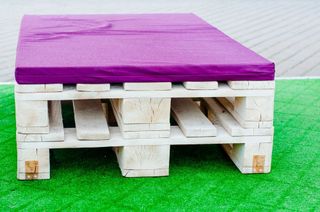 Buy pallets for DIY garden furniture