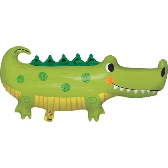 1 ct Alligator Birthday Party Paper Tablecloth 