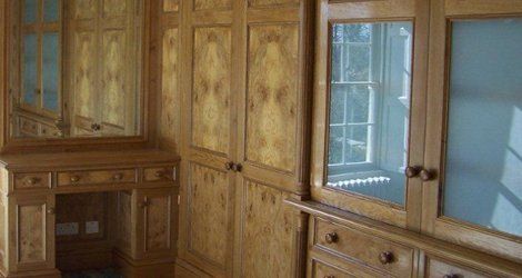 bespoke wooden wardrobes and cabinets made