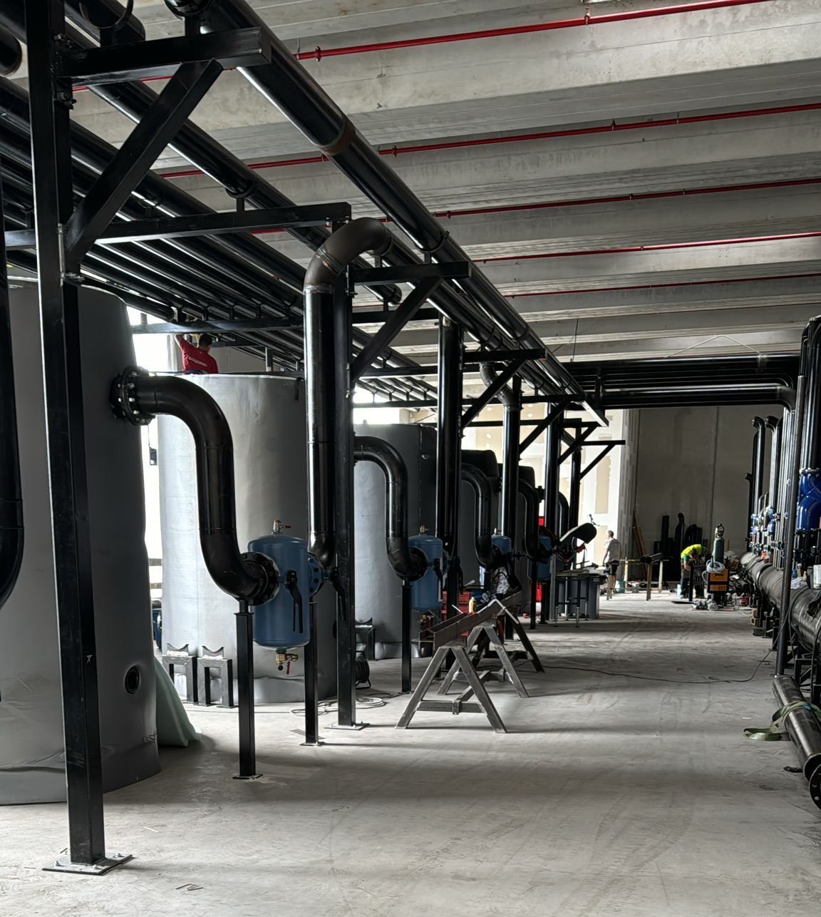 impianto termoidraulico industriale