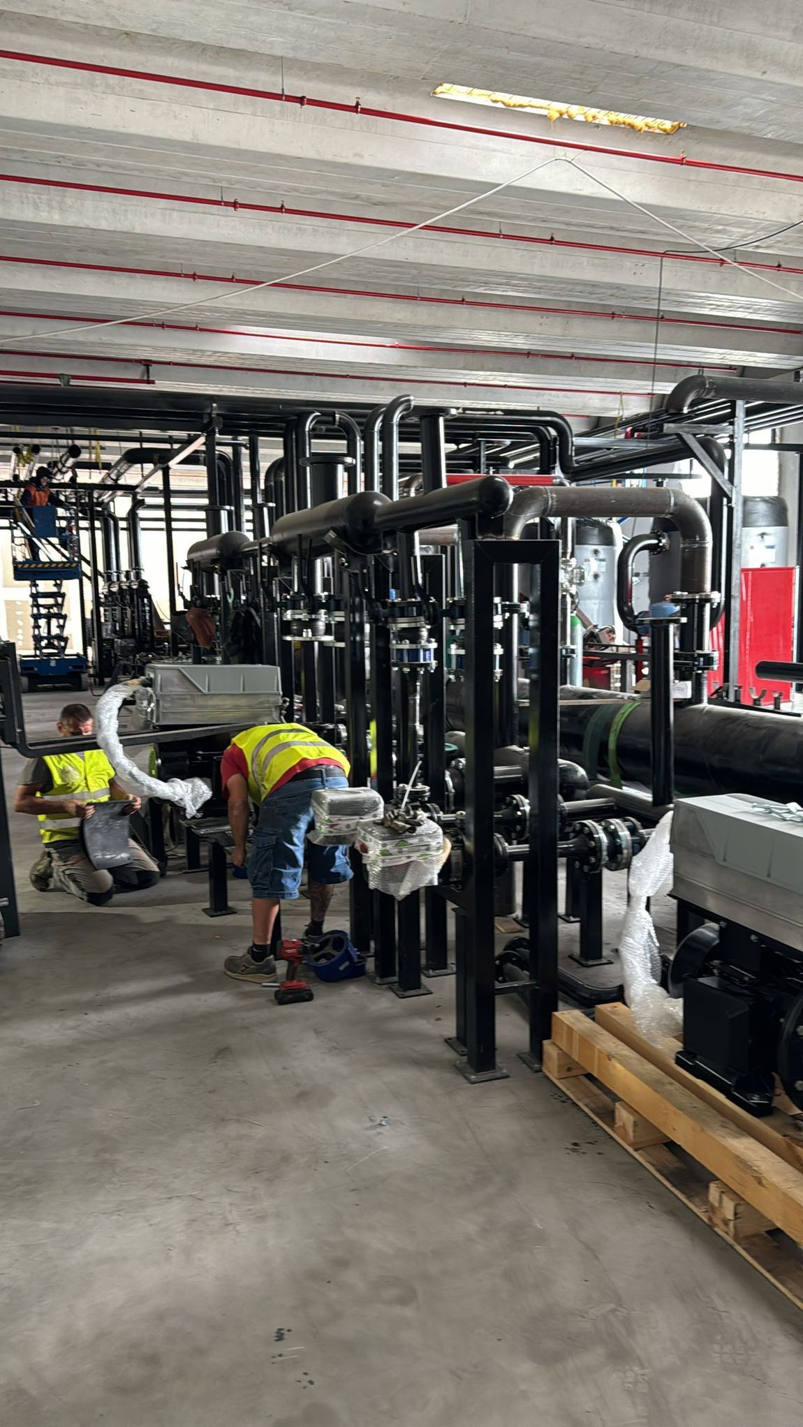 impianto termoidraulico industriale