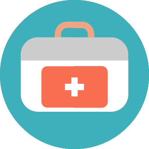 icona valigia pronto soccorso 