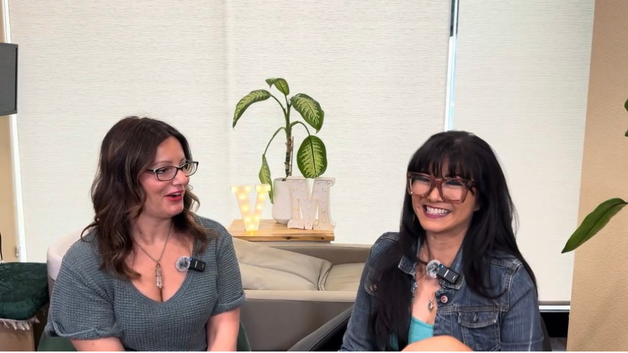 Monina Wright of Moderne Beauty and Velia Ramson of Velia Beauty Co talking about beauty questions