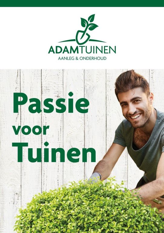 Brochure Adam Tuinen