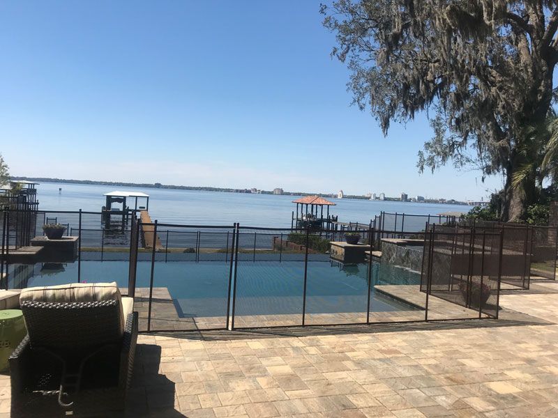 Pool Safety Fence by Toddler Barrier