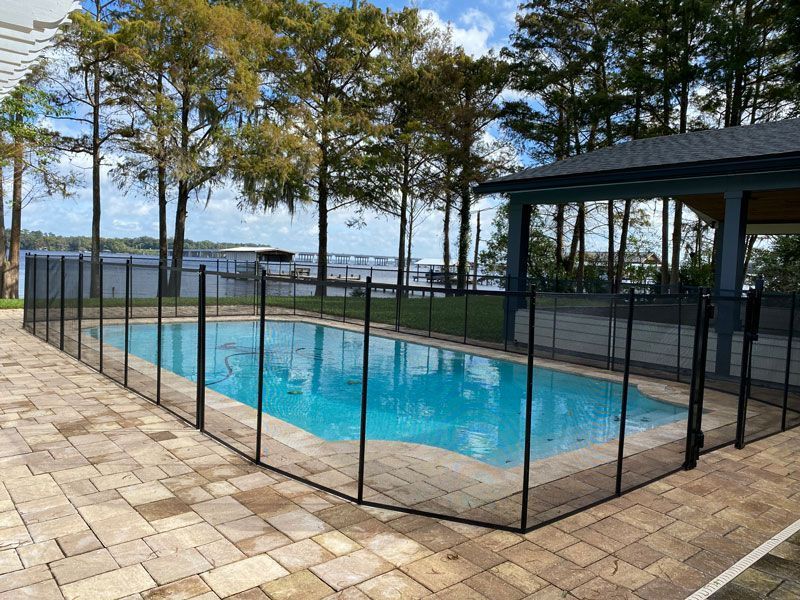 Pool Safety Fence by Toddler Barrier