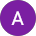 The letter a is in a purple circle on a white background.