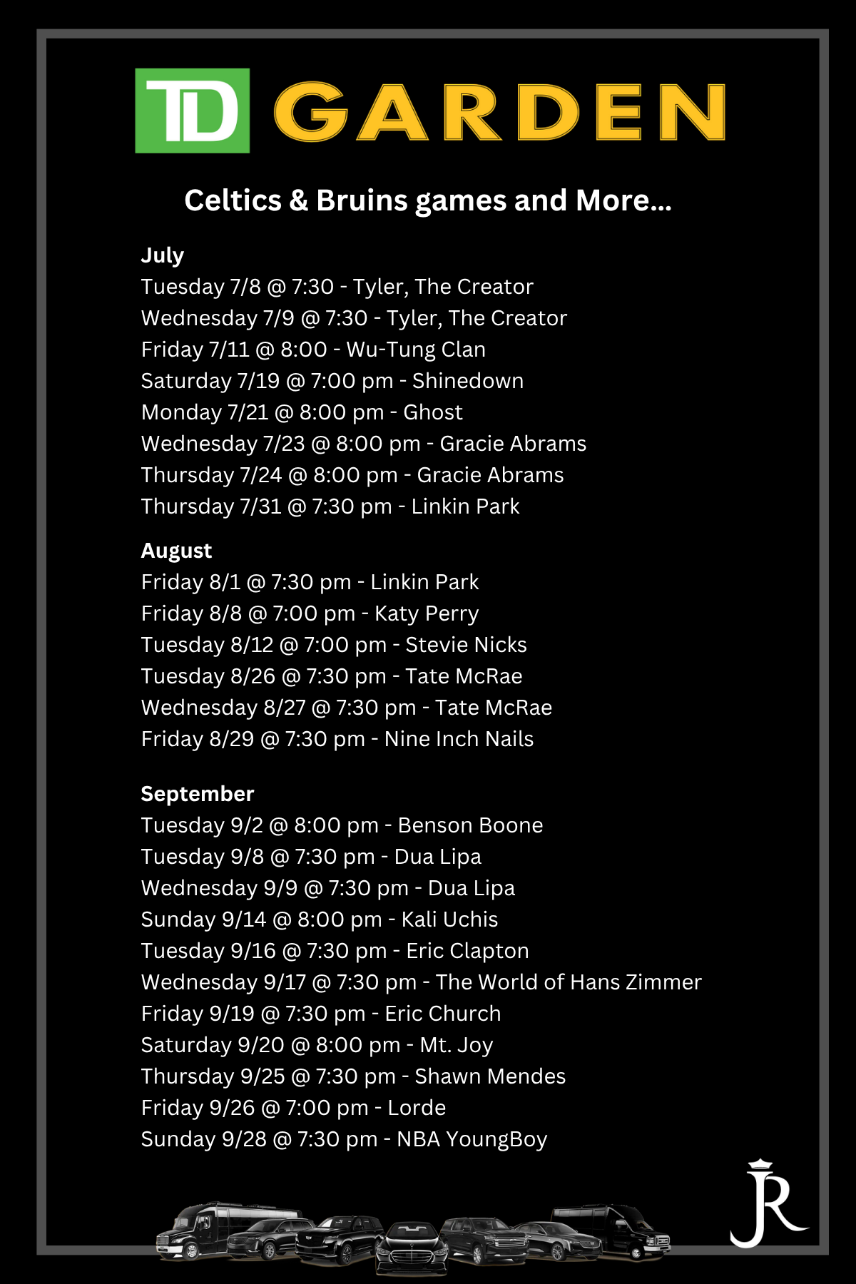 TD Garden Events