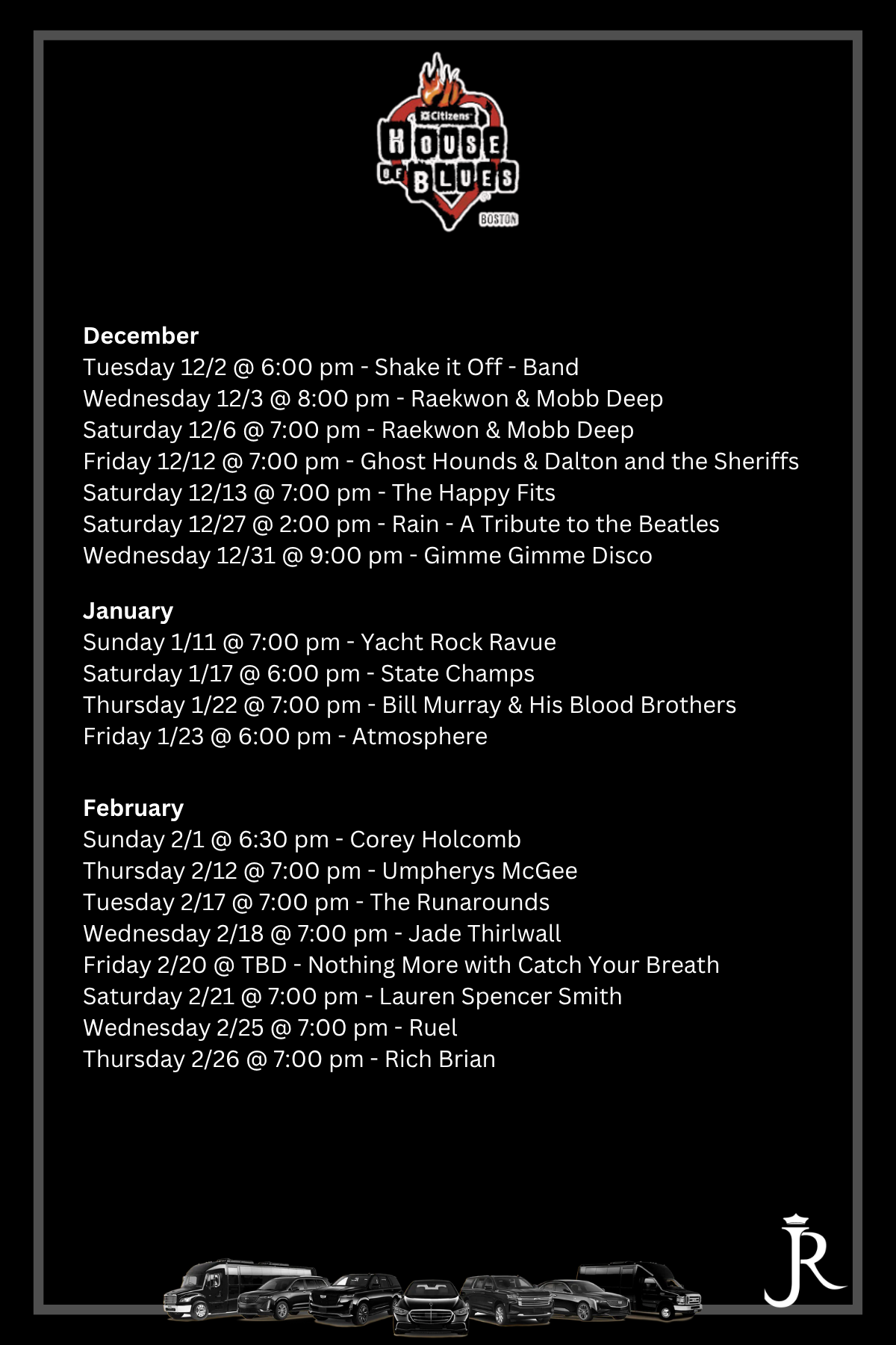 House of Blues Events