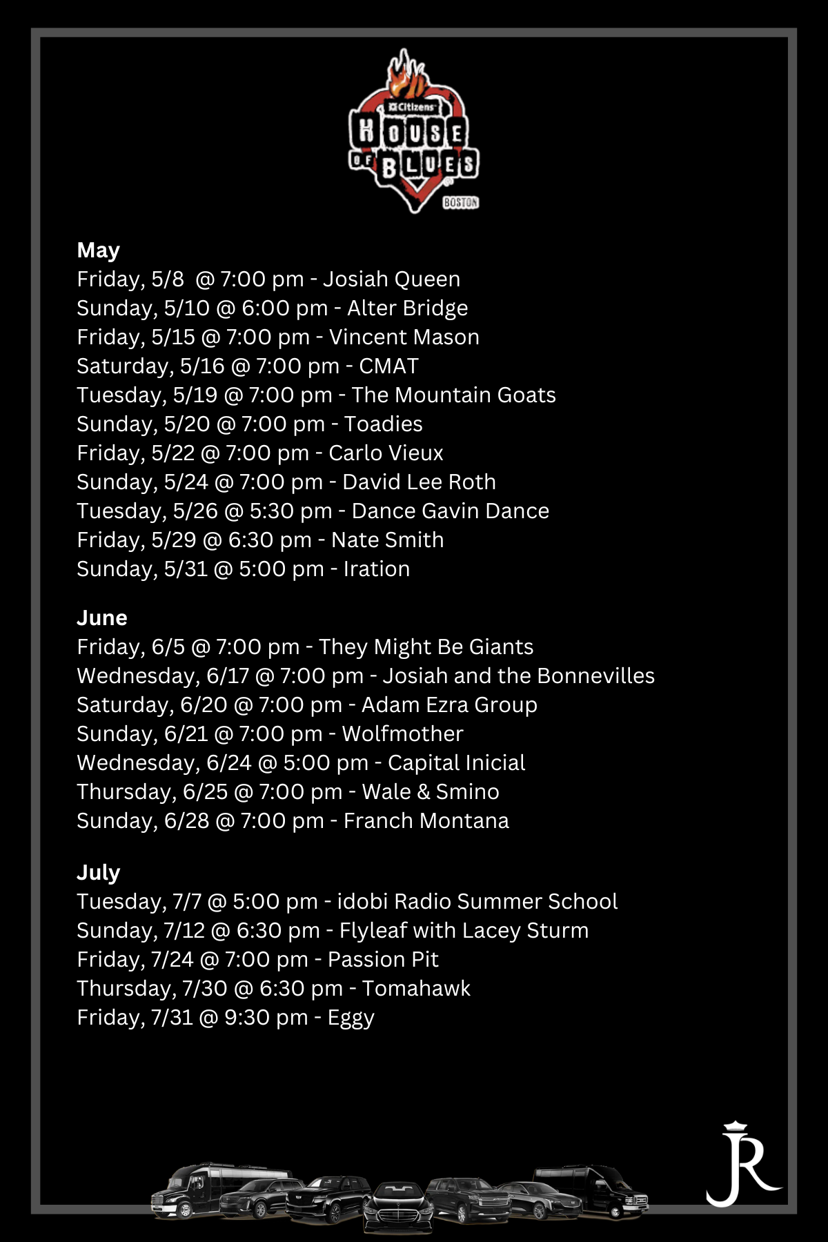 House of Blues Events