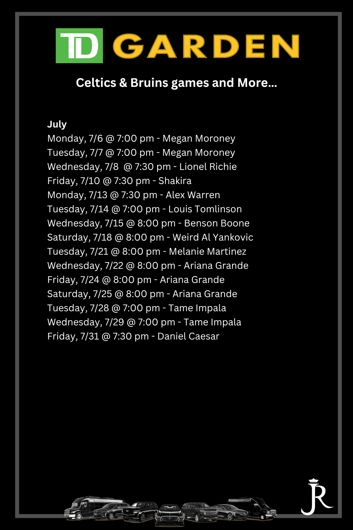 TD Garden Events