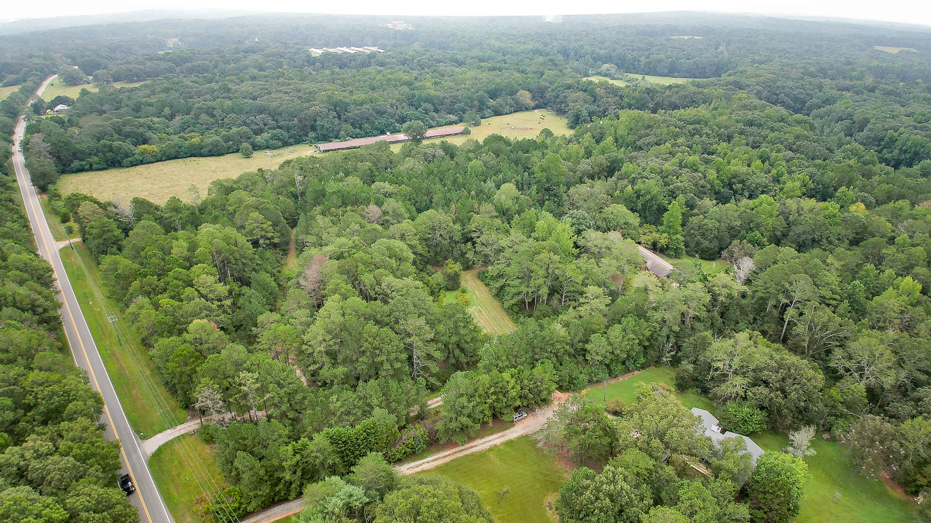 aerial view of 2490 Barnett Shoals Rd. Watkinsville GA 