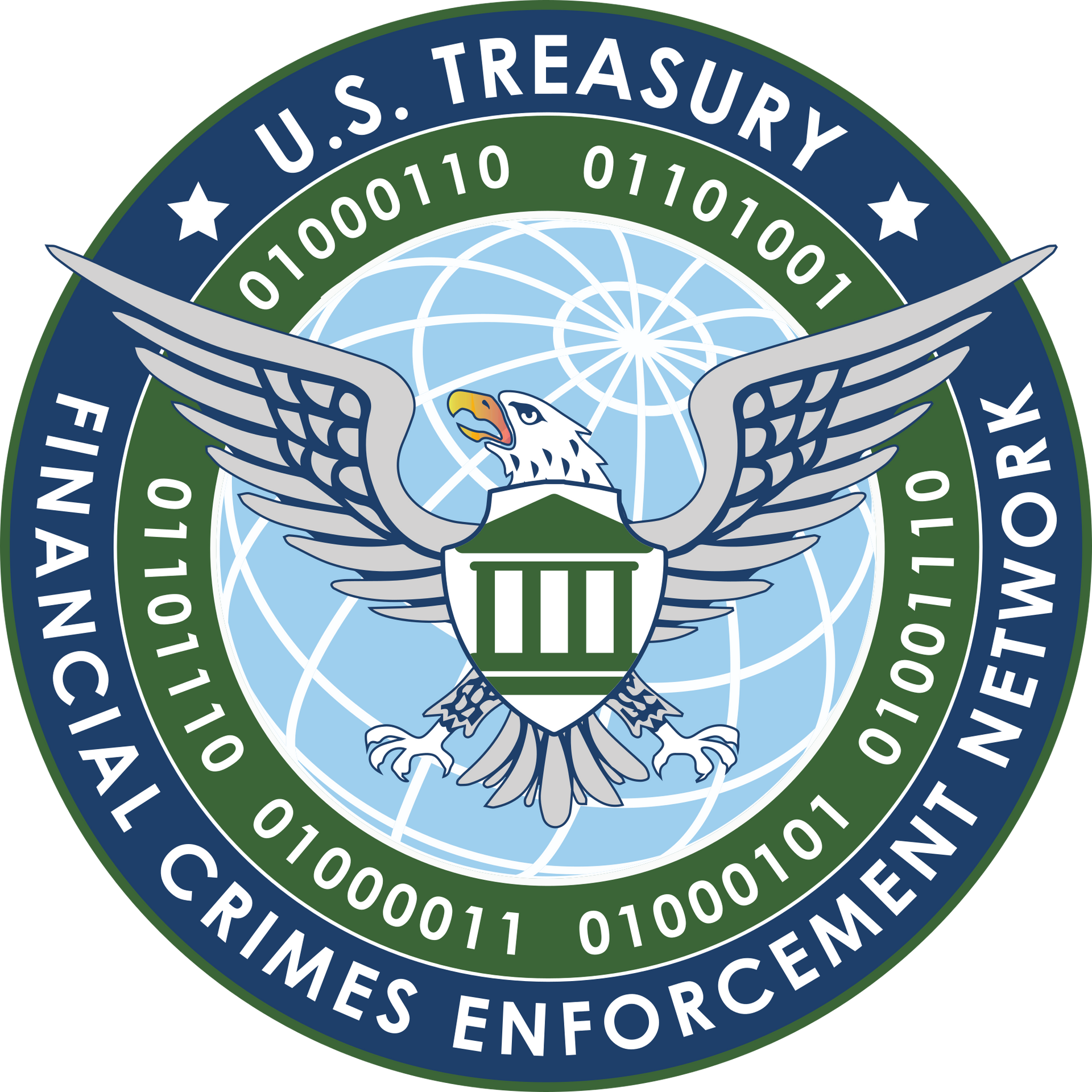 logo for the us treasury financial crimes enforcement network
