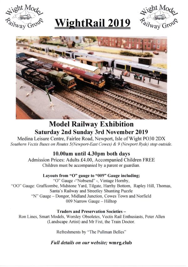 WightRail 2019 Exhibition Poster