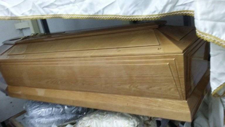 Dettaglio cofano funebre