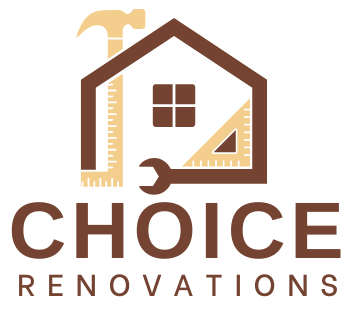 A logo for Choice Renovations LLC