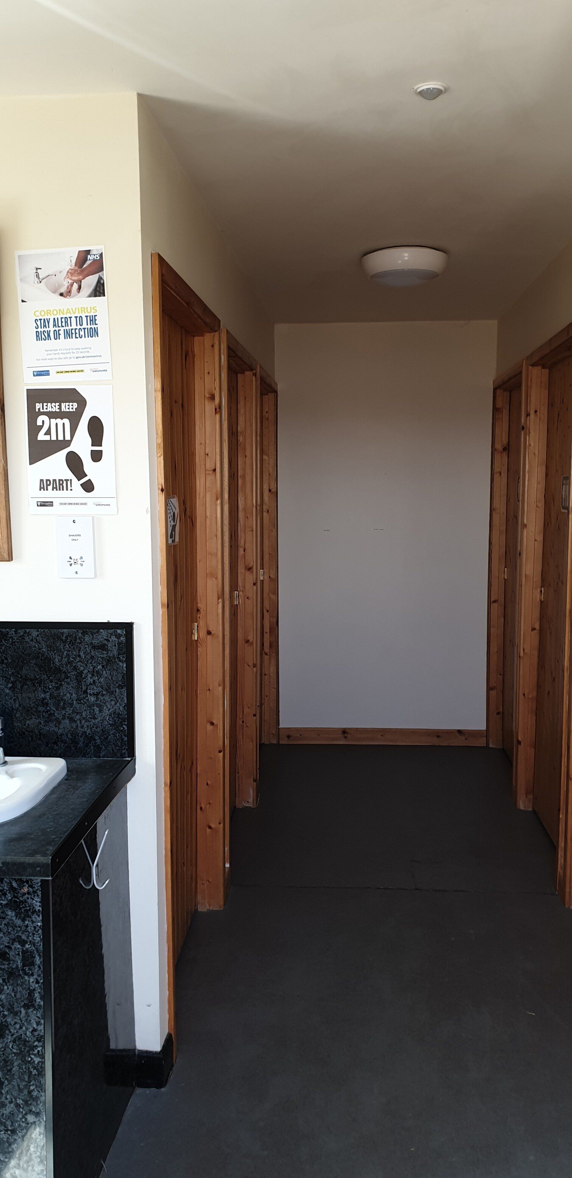 Shower block facilities