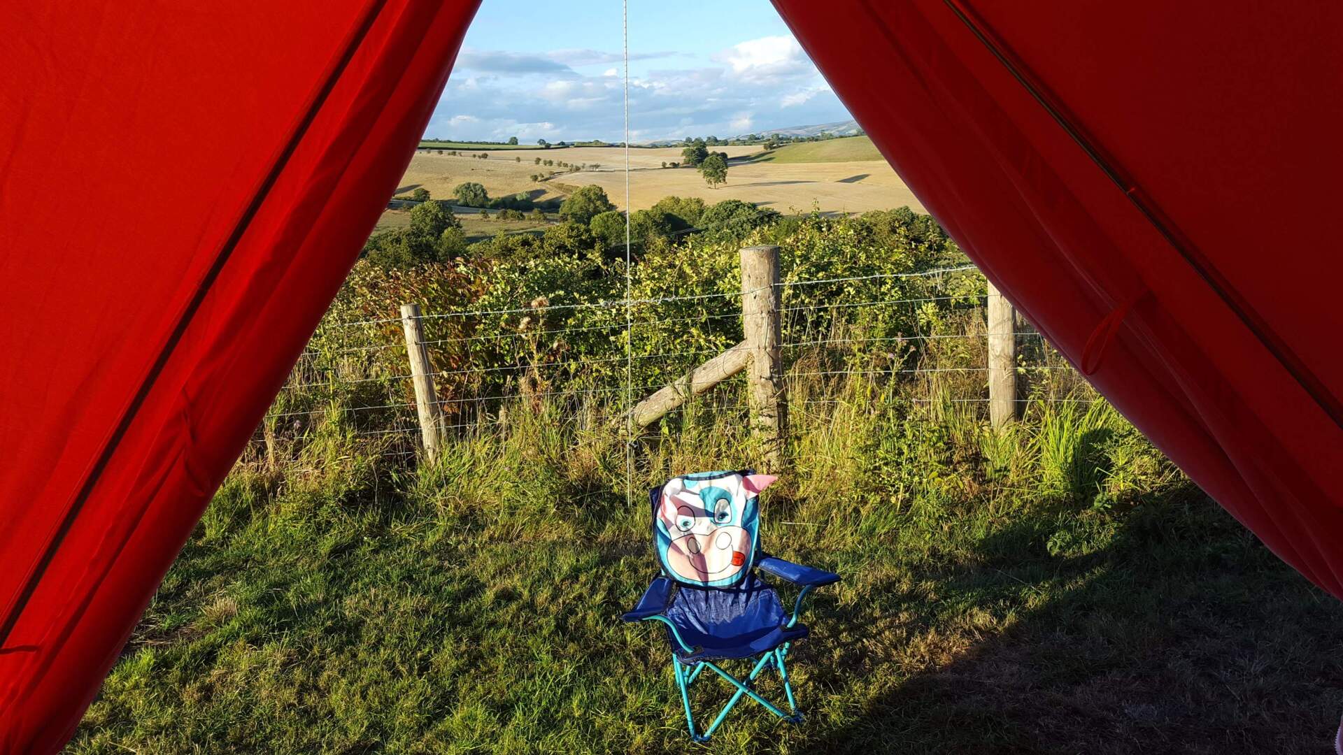 View from the campsite