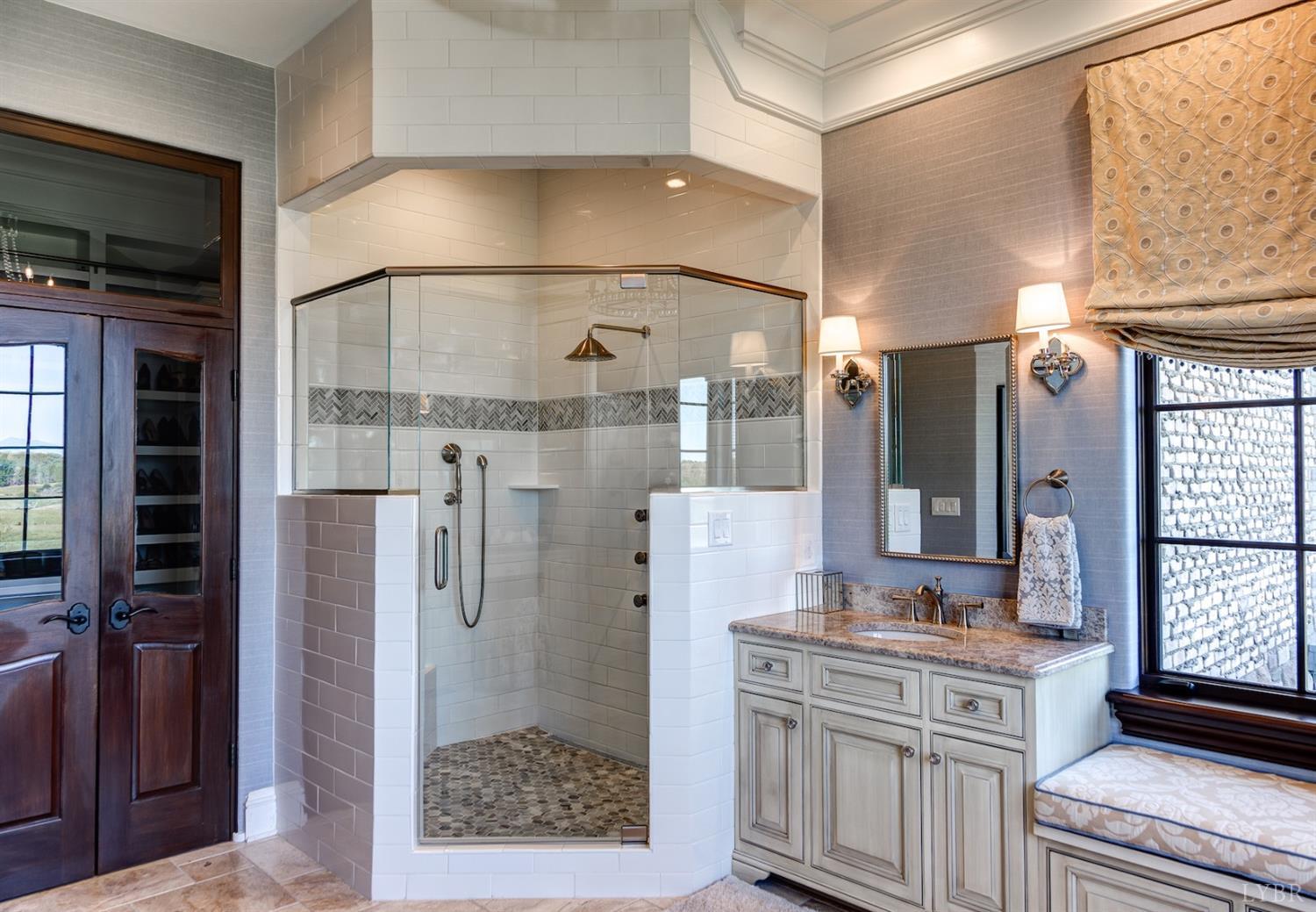 Bathroom Fixtures —Glass Wall Shower Room in Lynchbrug, VA