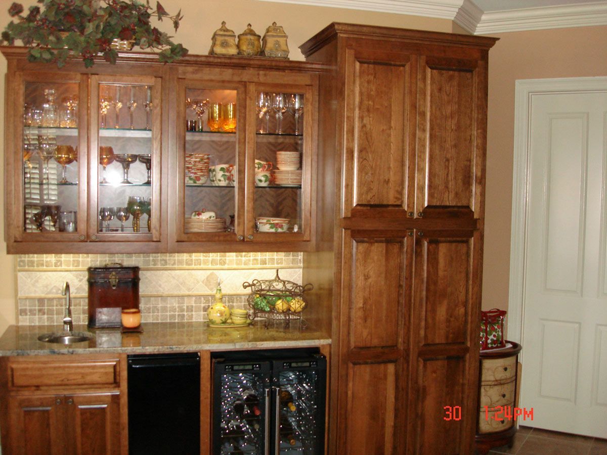 New cabinets installed