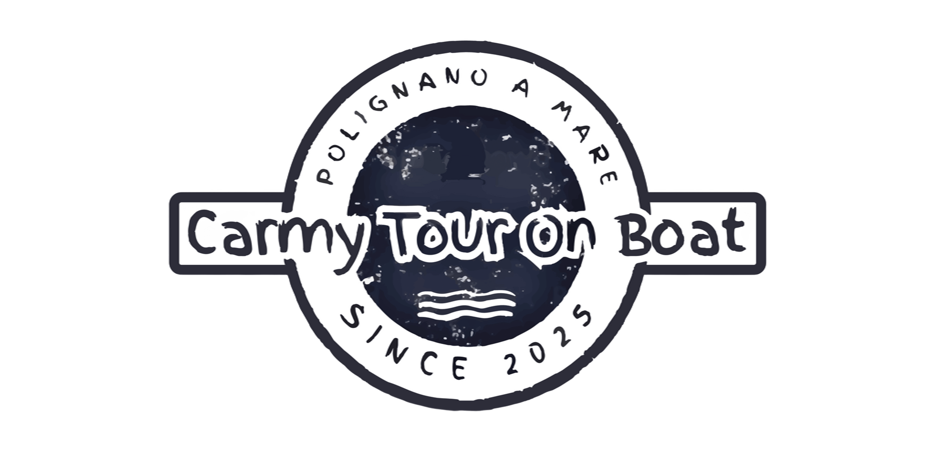 Il logo dell’azienda chiamata Carmy Tour on Boat