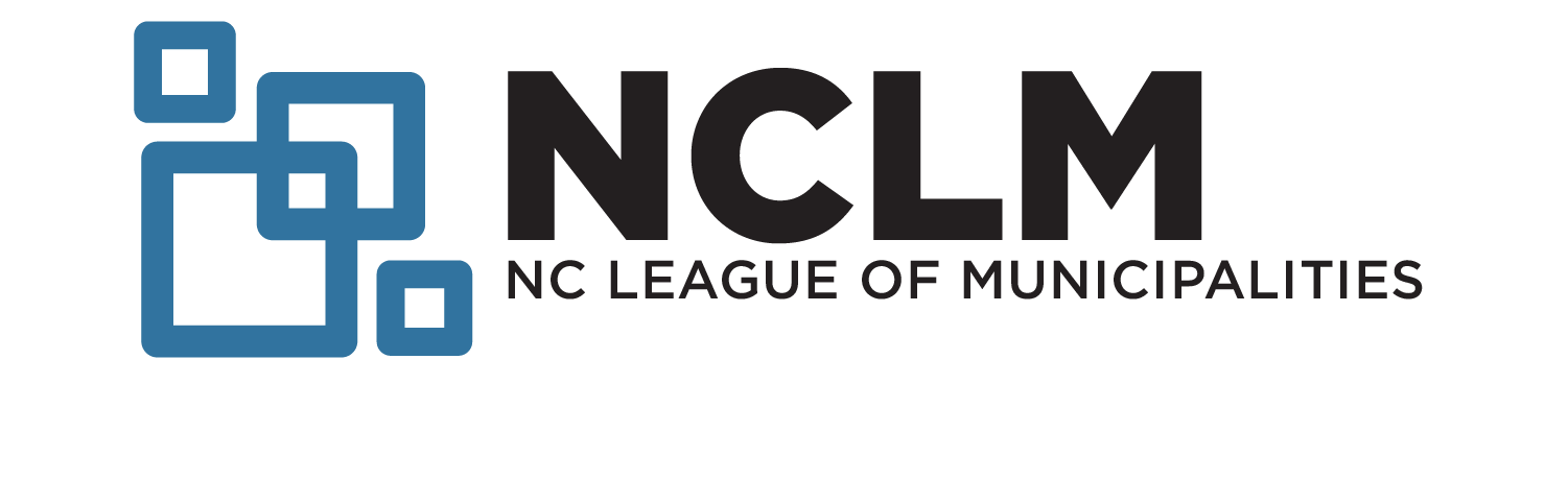 The logo for the nc league of municipalities