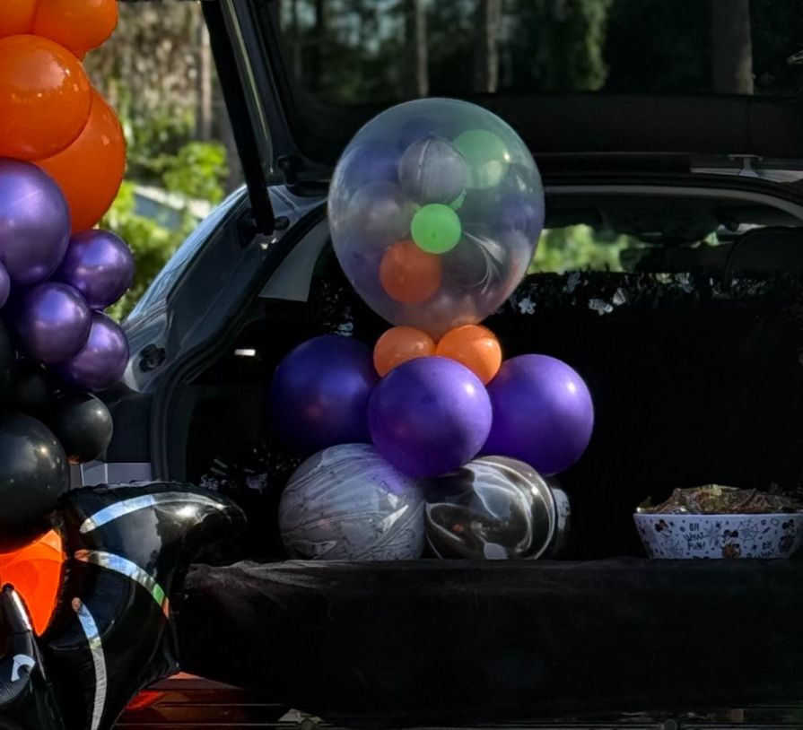 Halloween Trunk or Treat Balloons Garland  Balloons Arch