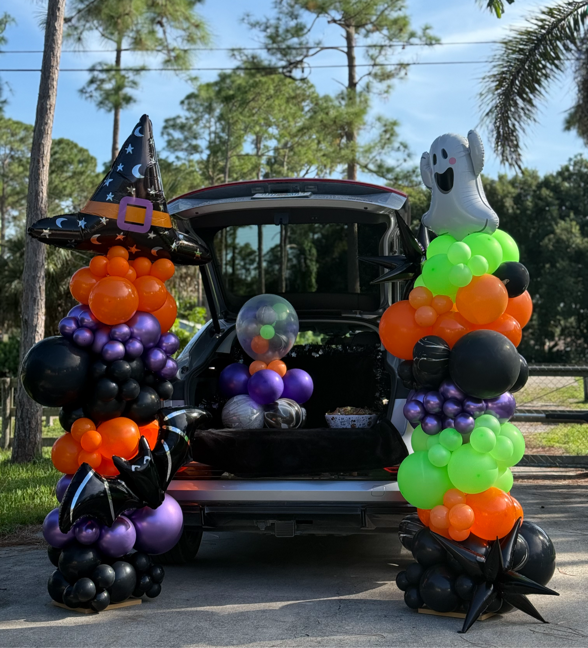 Halloween Trunk or Treat Balloons Garland  Balloons Arch