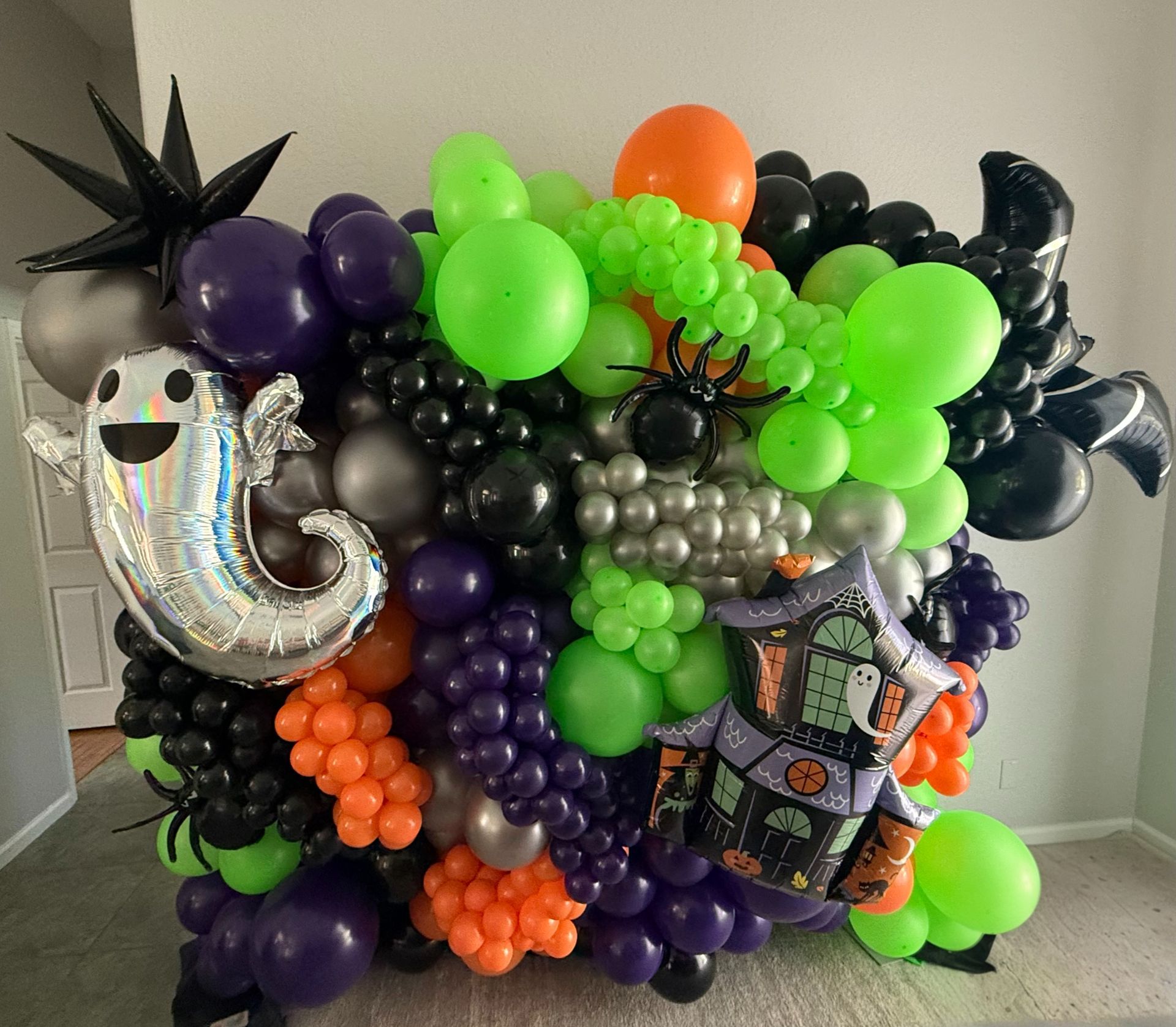 Halloween Trunk or Treat Balloons Garland  Balloons Arch