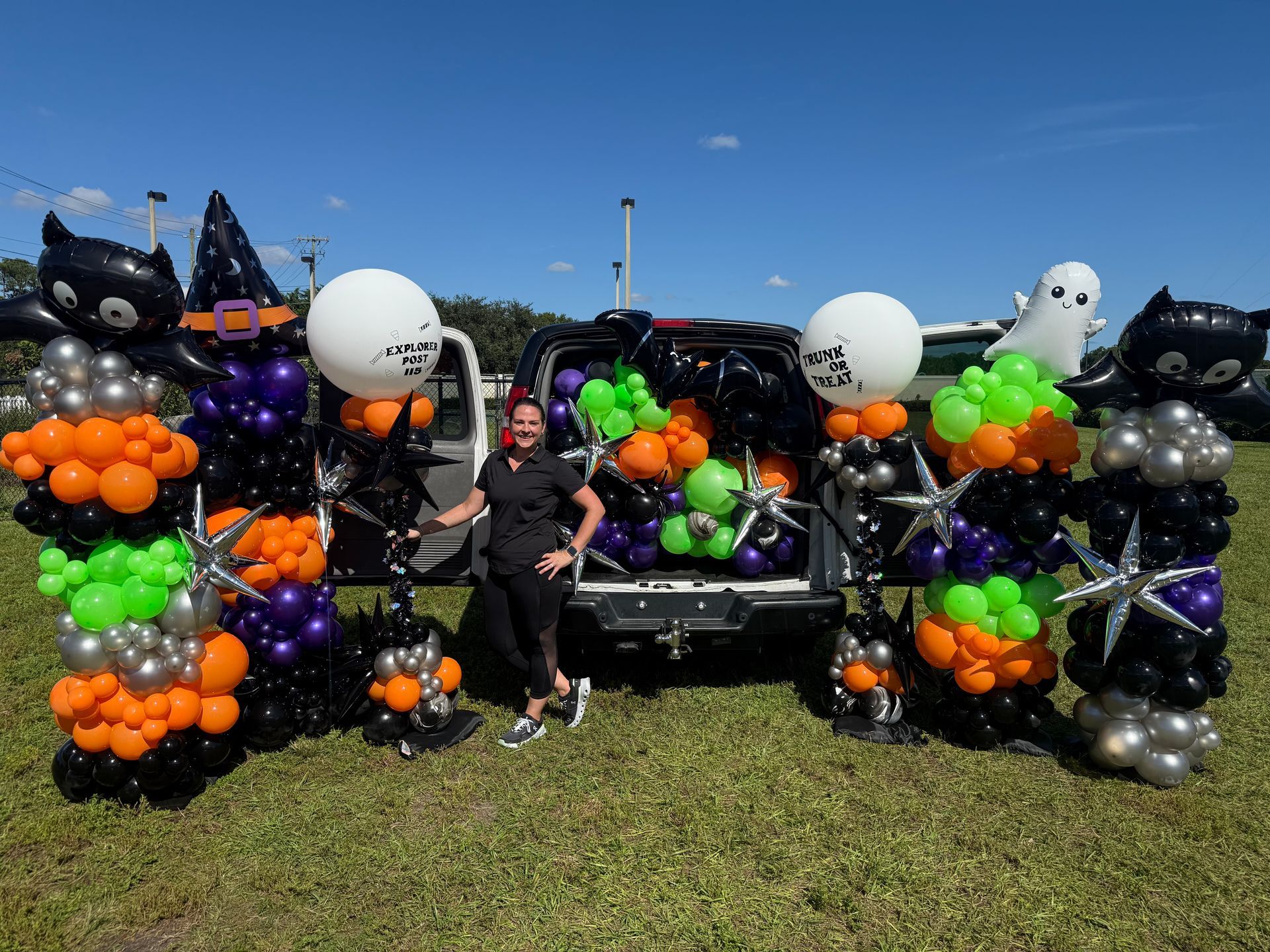 Halloween Trunk or Treat Balloons Garland  Balloons Arch