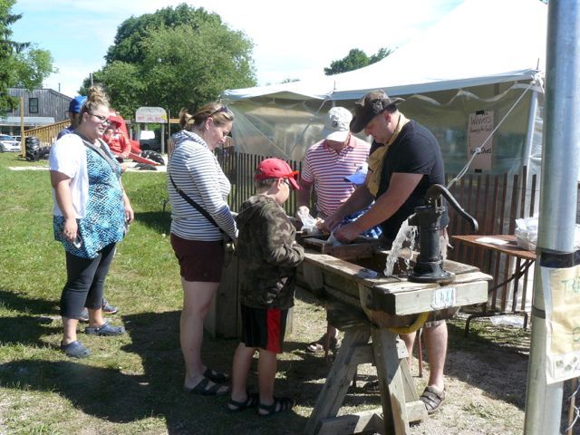 Panning for gold at Gold Rush.