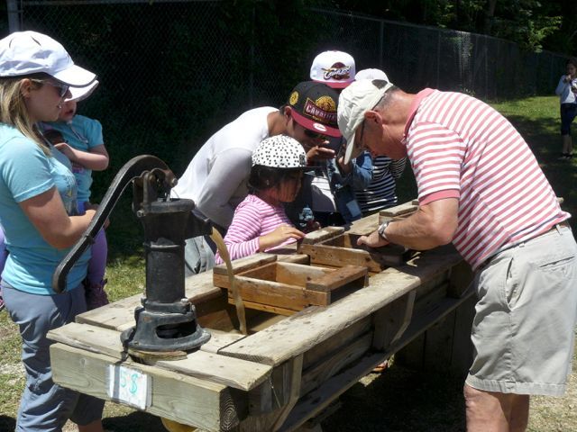 Panning for Gold at Eugenia Gold Rush.
