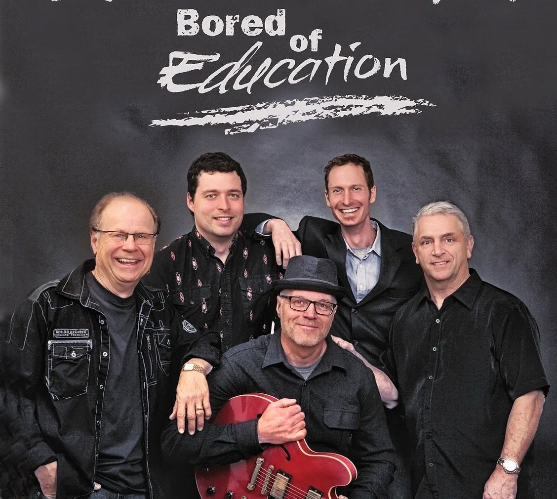 Bored of education band members.