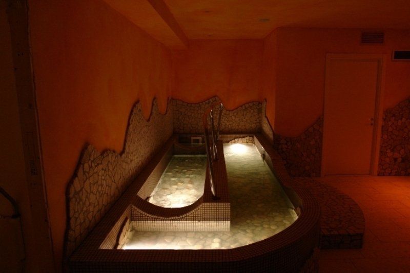 percorso relax all'interno di una spa
