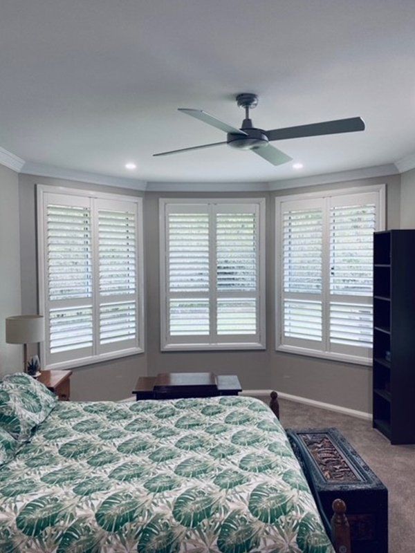 Bay Window Shutters — Elegant Blinds & Awnings Taree In Taree South NSW