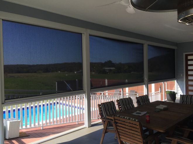 Patio Roller Shutters — Elegant Blinds & Awnings Taree In Taree South NSW