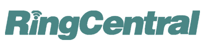 A logo for ringcentral is shown on a white background.