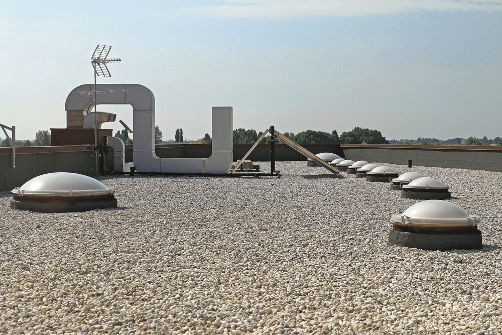 Built Up Roofing for Commercial Property Management Austin Roofing and Construction