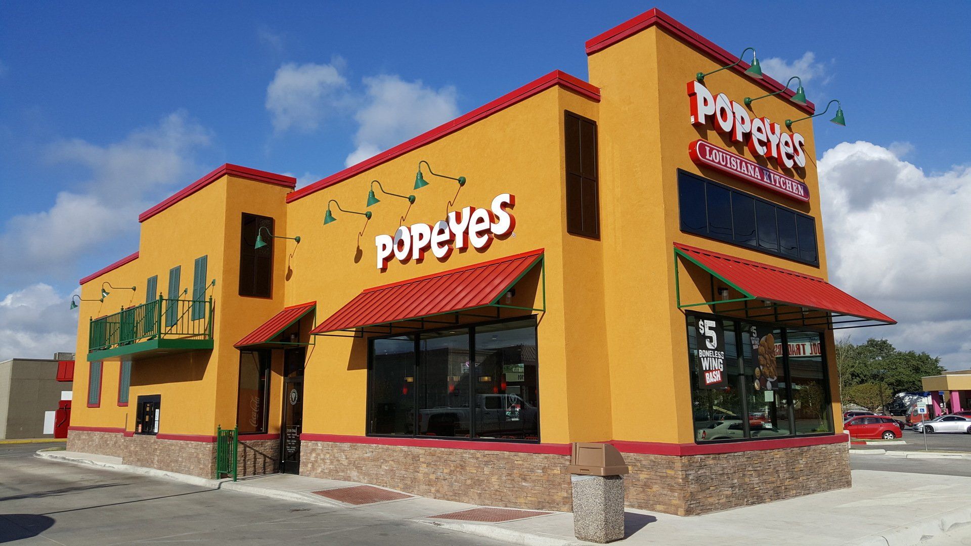 TPO Commercial Roof on Popeye's Ben White by Austin Roofing and Construction