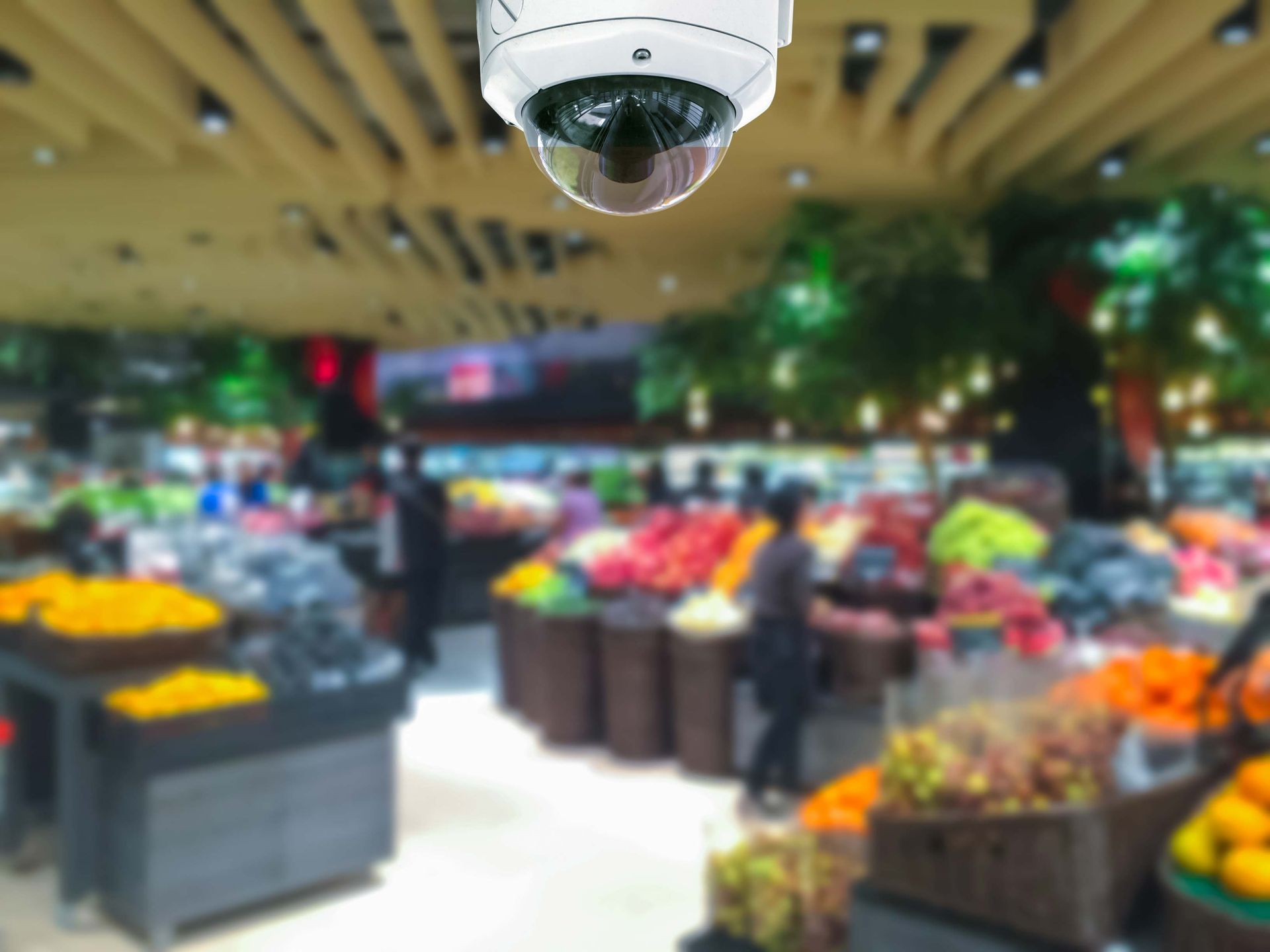 CCTV camera security in supermarket | Sydney, NSW | TEC Security