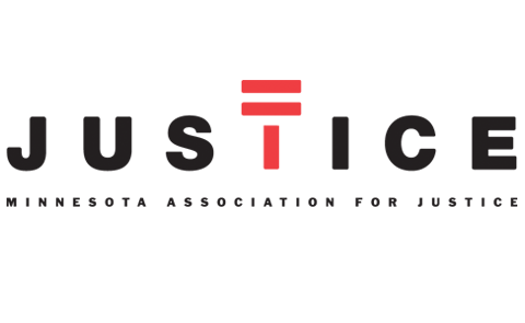 The logo for the minnesota association for justice