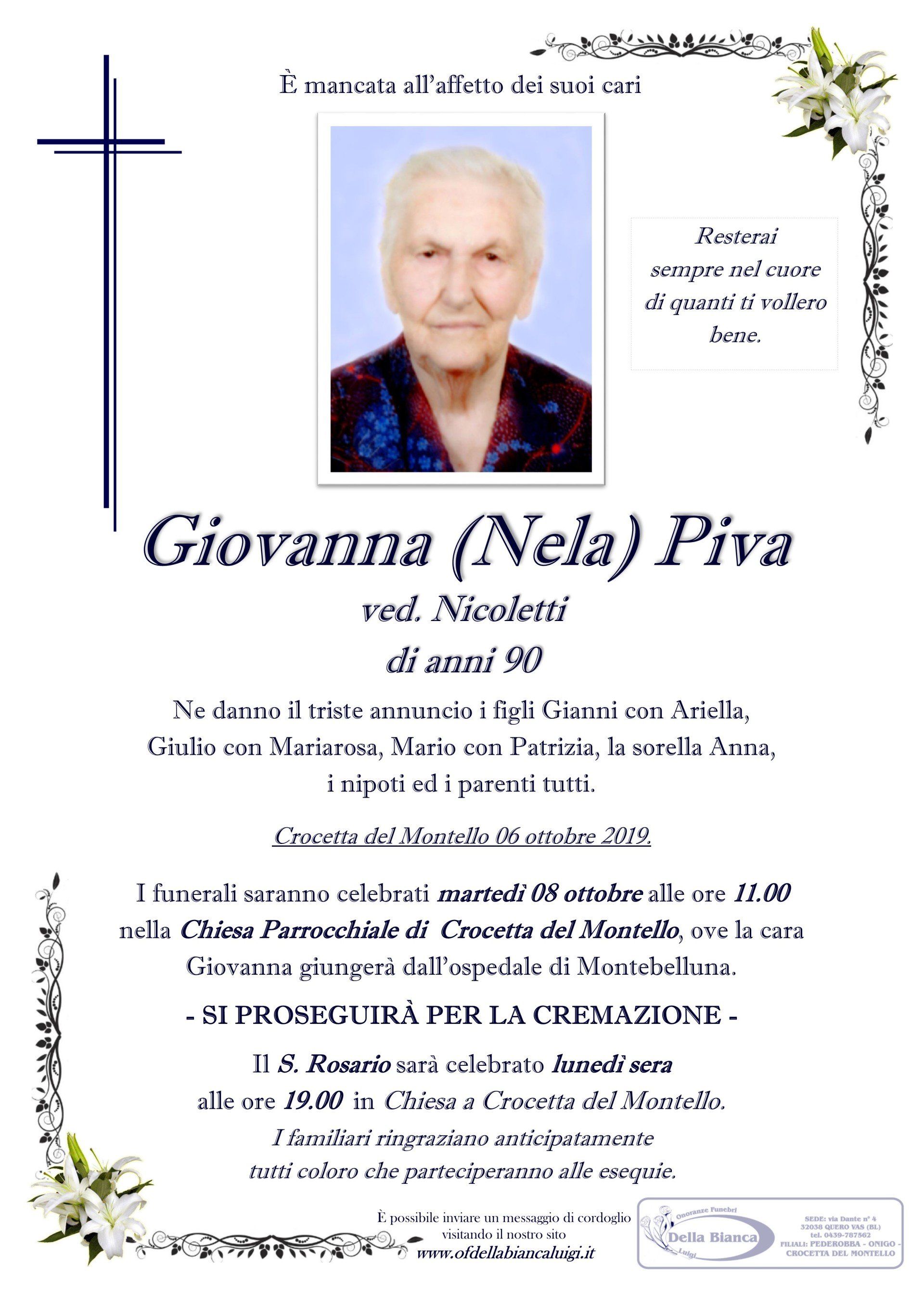 Giovanna (Nela) Piva