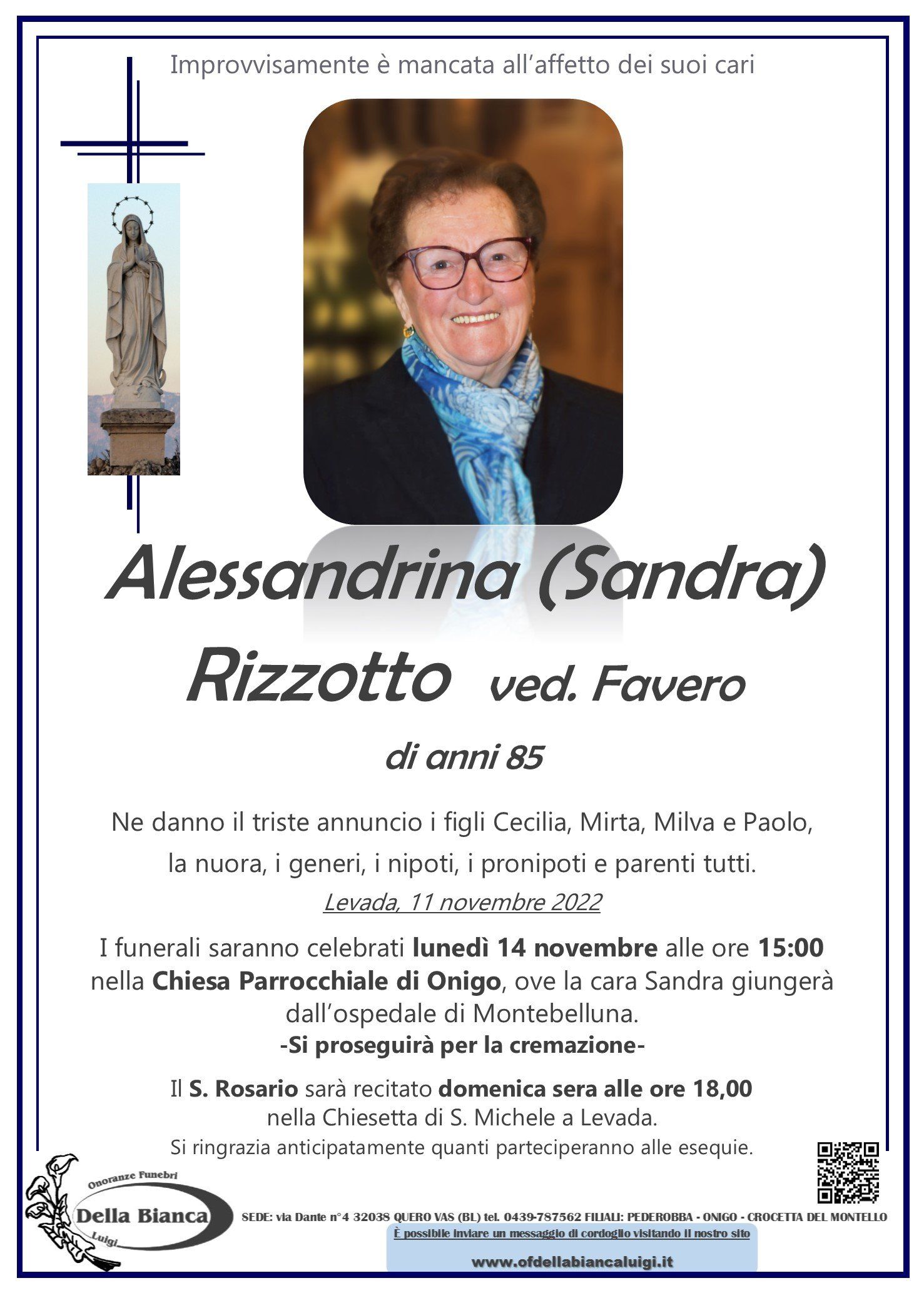 Alessandrina (Sandra) Rizzotto